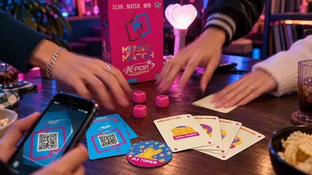 Music Match K-Pop Edition: a K-pop card game for every generation