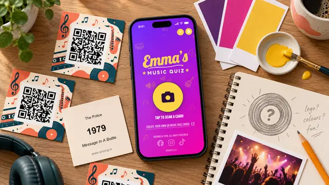 App Designer: QRSong!-appen i din egen stil