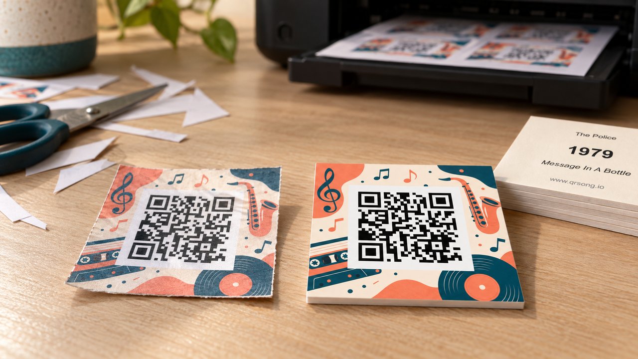 Printed cards or print at home: which to pick