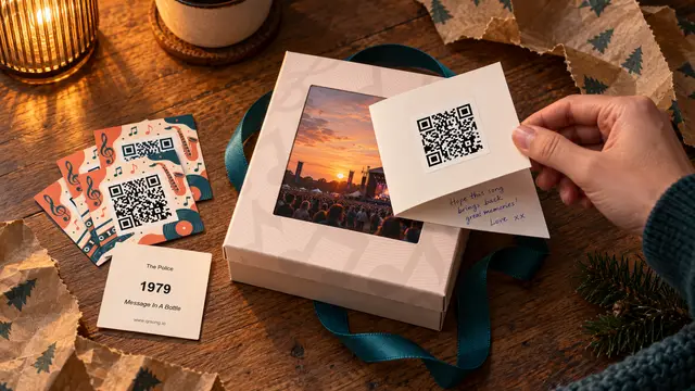 Give QRSong! as a gift: you pick the songs, they keep the set