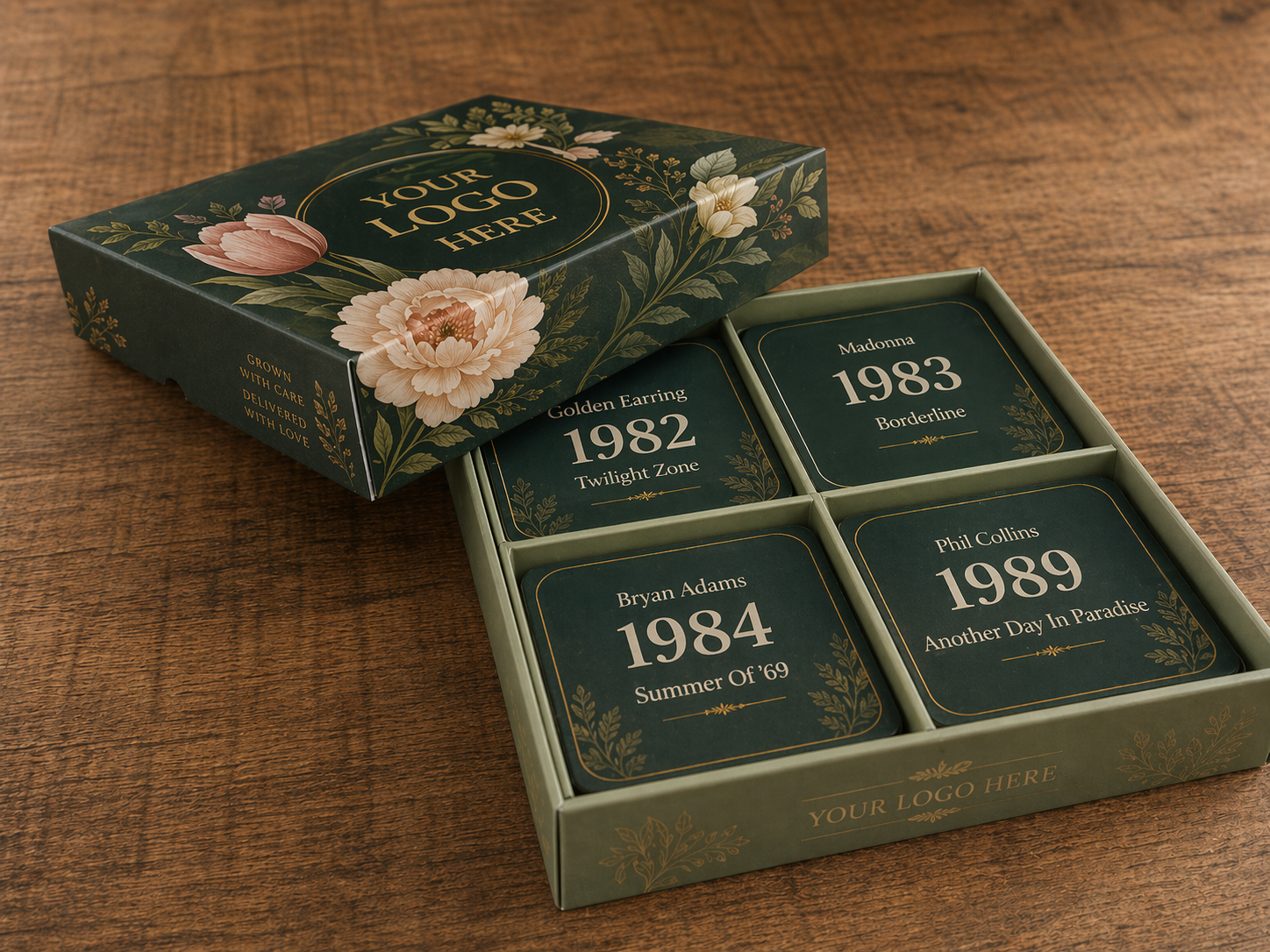 QRSong! spesialtilpasset profilert boks for bedrifter