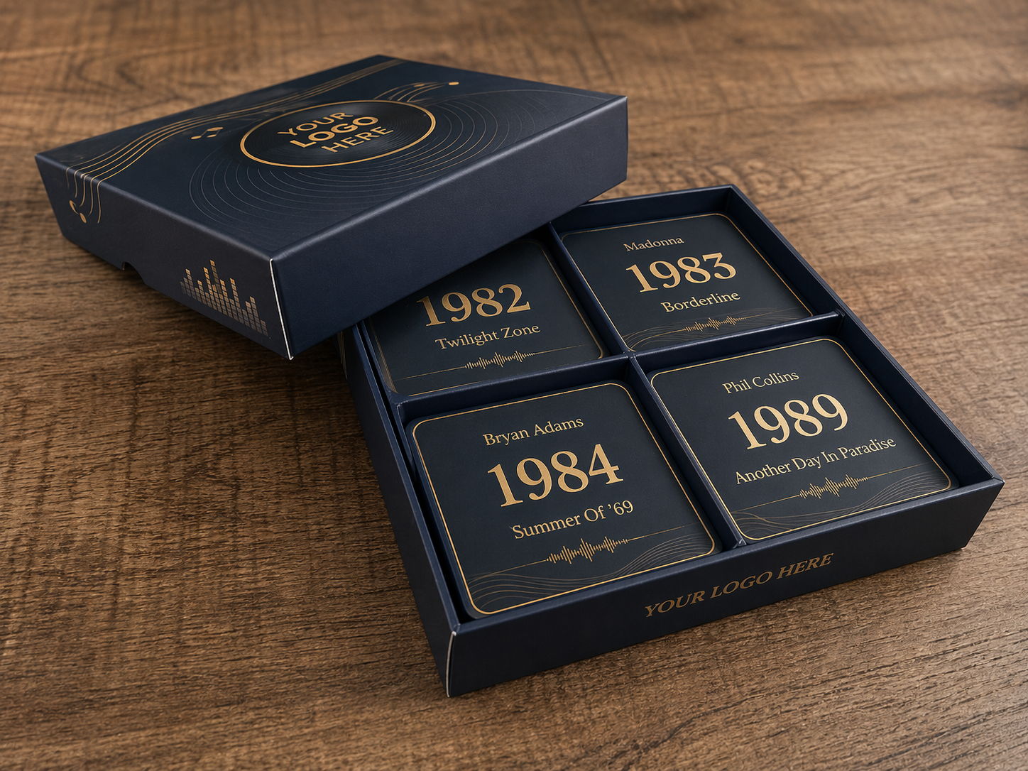 QRSong! spesialtilpasset profilert boks for bedrifter