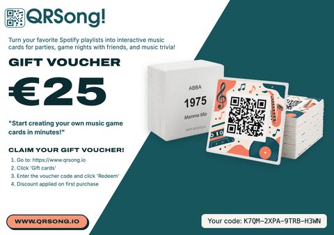 QRSong Gift Card